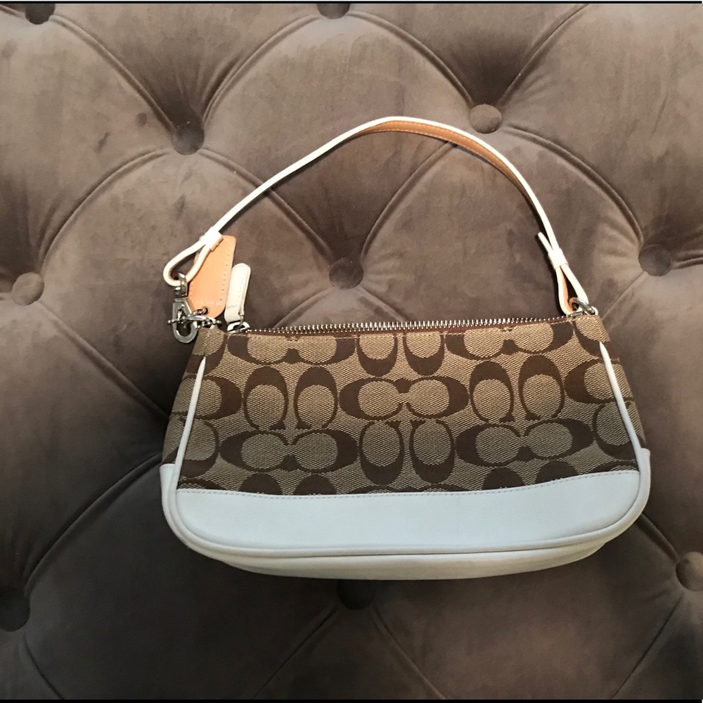 A Cute Light-Brown and White handbag
